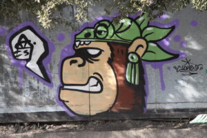 Mayan Gorilla Graffiti